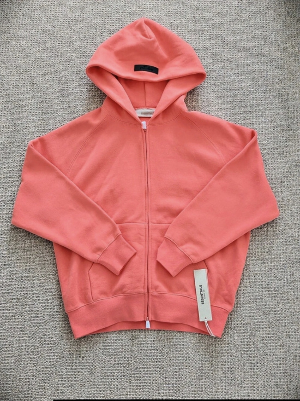 Fear of God Essentials Kids Zip Hoodie Zip Hoodie in Pink Size 10 NWT